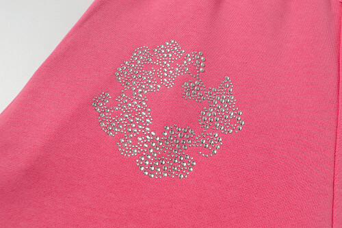 EM Sneakers Denim Tears Cotton Wreath Shorts Pink and Diamond