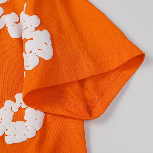 EM Sneakers Denim Tears The Cotton Wreath T-Shirt Orange