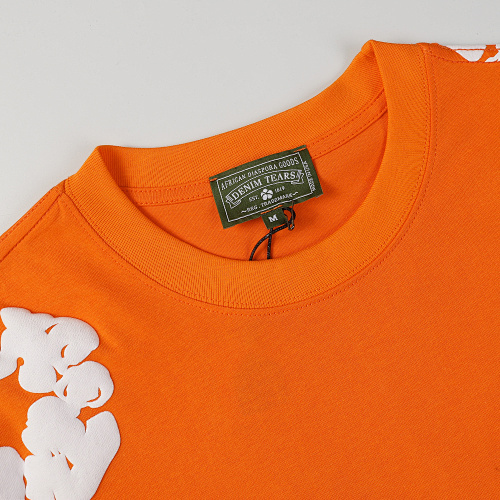 EM Sneakers Denim Tears The Cotton Wreath T-Shirt Orange