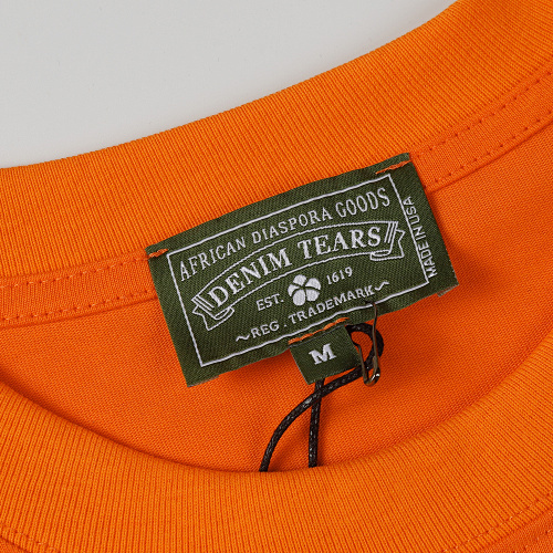 EM Sneakers Denim Tears The Cotton Wreath T-Shirt Orange