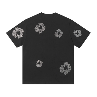 EM Sneakers Denim Tears The Cotton Wreath T-Shirt Royal Black and Diamond 02