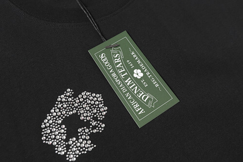 EM Sneakers Denim Tears The Cotton Wreath T-Shirt Royal Black and Diamond