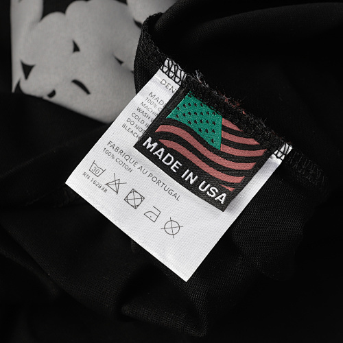 EM Sneakers Denim Tears The Gray Cotton Wreath T-Shirt Black