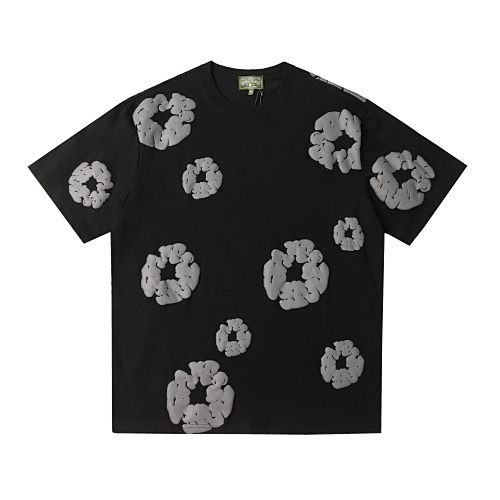 EM Sneakers Denim Tears The Gray Cotton Wreath T-Shirt Black