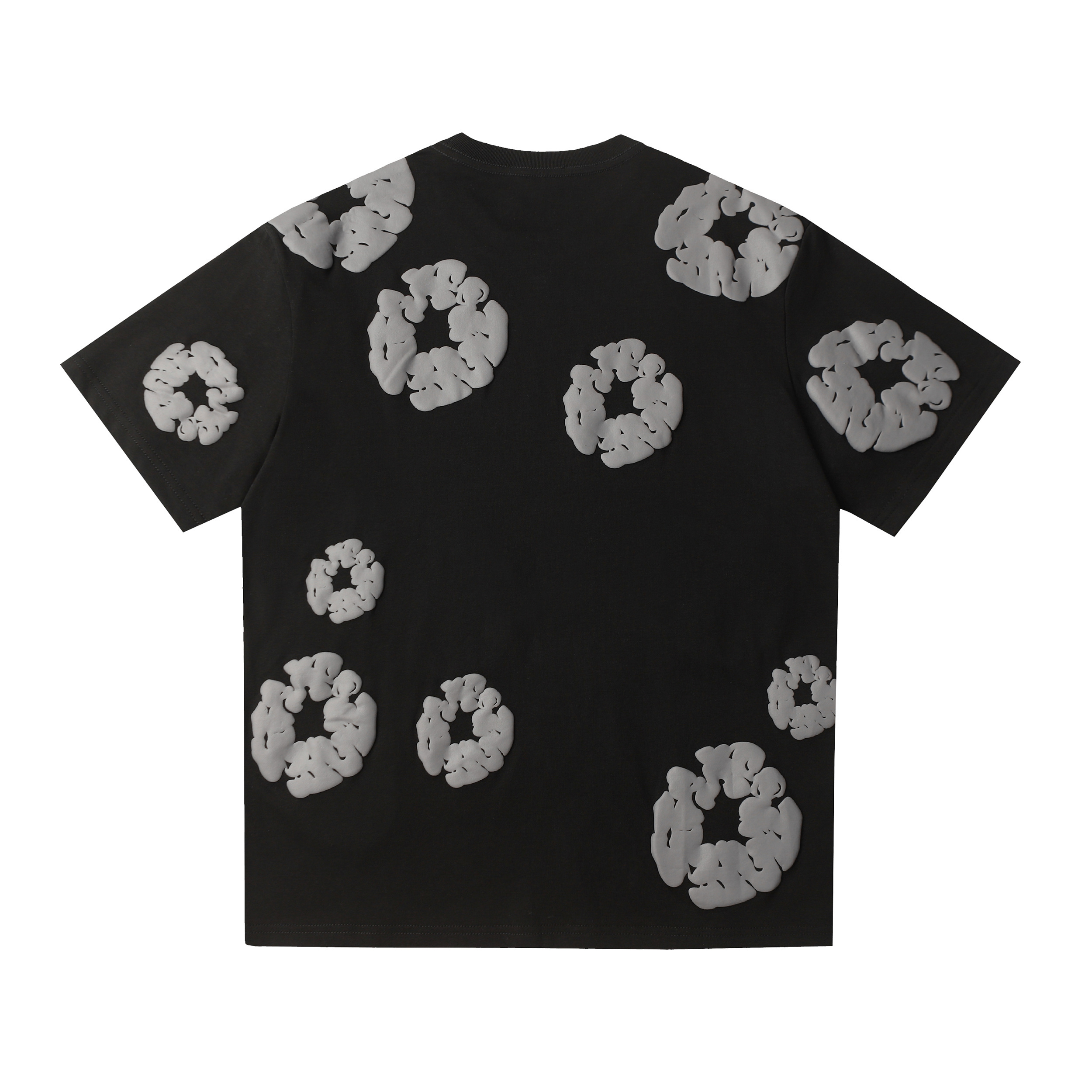 EM Sneakers Denim Tears The Gray Cotton Wreath T-Shirt Black