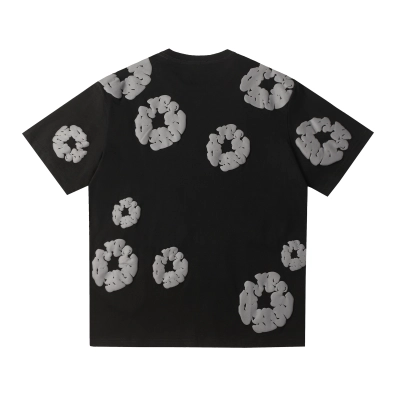 EM Sneakers Denim Tears The Gray Cotton Wreath T-Shirt Black 02