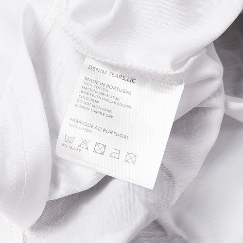 EM Sneakers Denim Tears The Gray Cotton Wreath T-Shirt White