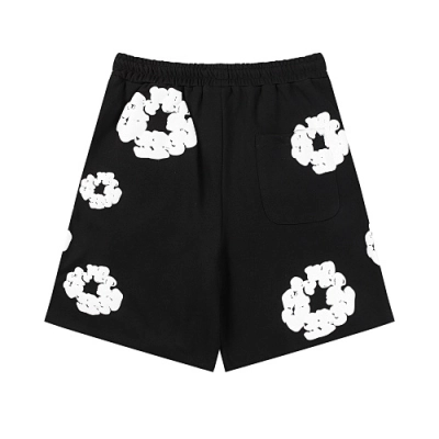 EM Sneakers Denim Tears The White Cotton Wreath Short Pant Black 02