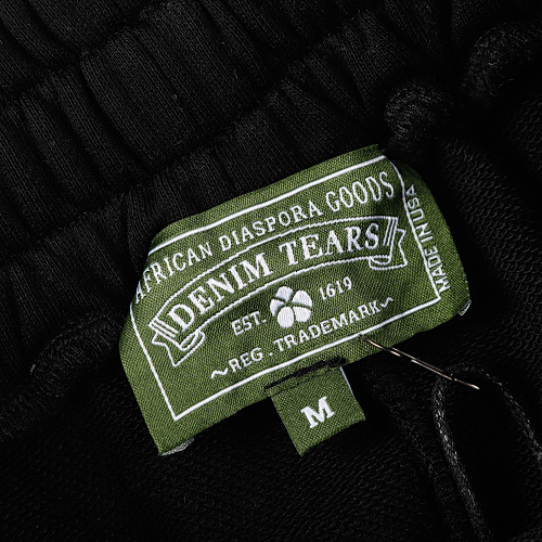 EM Sneakers Denim Tears The White Cotton Wreath Short Pant Black