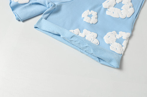 EM Sneakers Denim Tears The White Cotton Wreath Short Pant Sky Blue