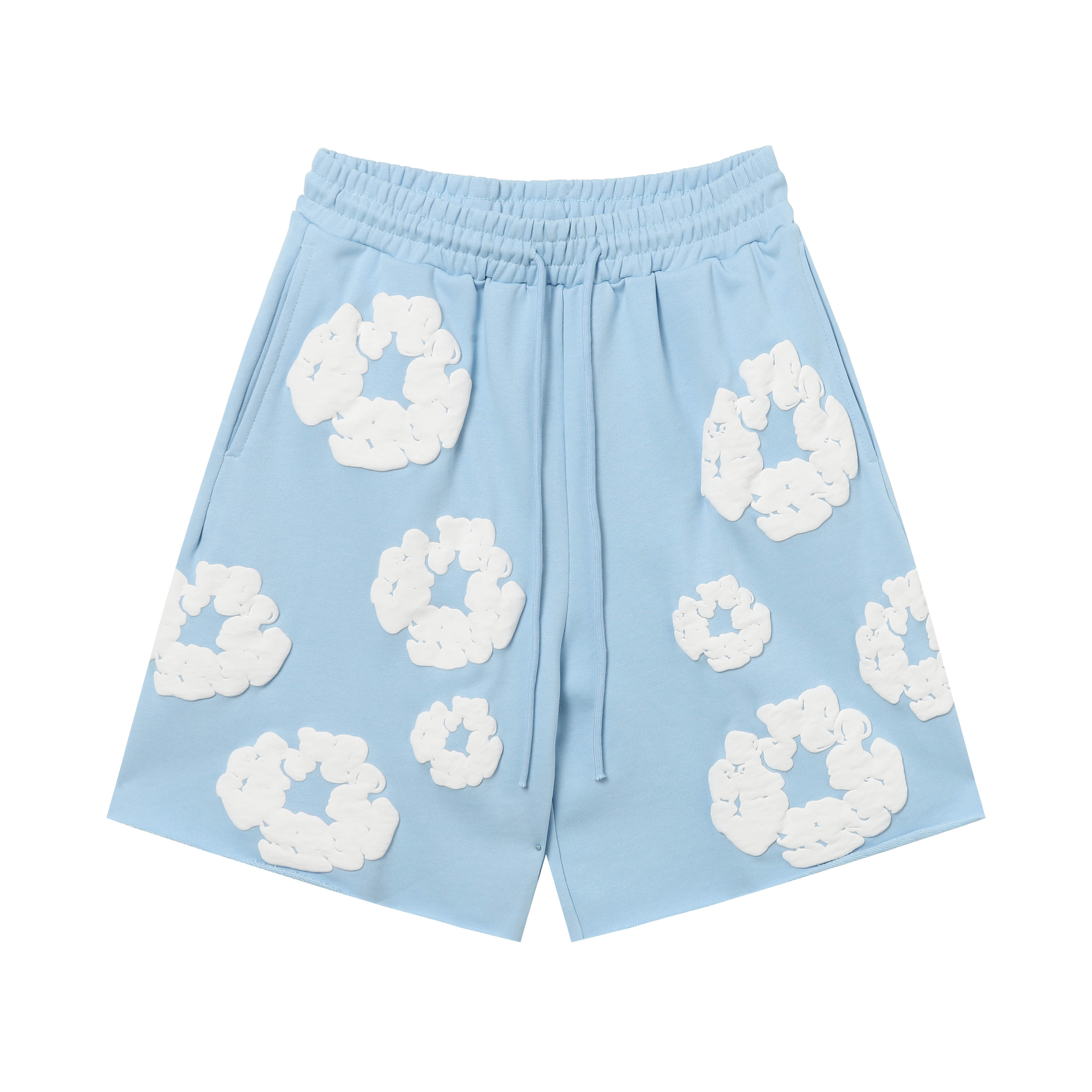 EM Sneakers Denim Tears The White Cotton Wreath Short Pant Sky Blue