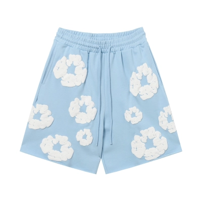 EM Sneakers Denim Tears The White Cotton Wreath Short Pant Sky Blue 01