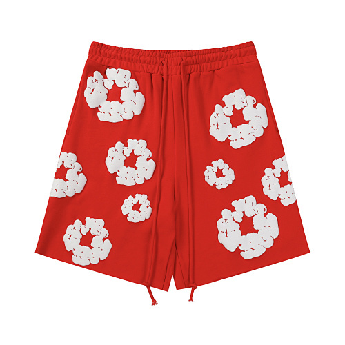 EM Sneakers Denim Tears The White Cotton Wreath Short Pant Sky Red
