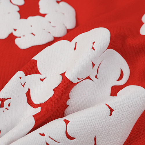 EM Sneakers Denim Tears The White Cotton Wreath Short Pant Sky Red