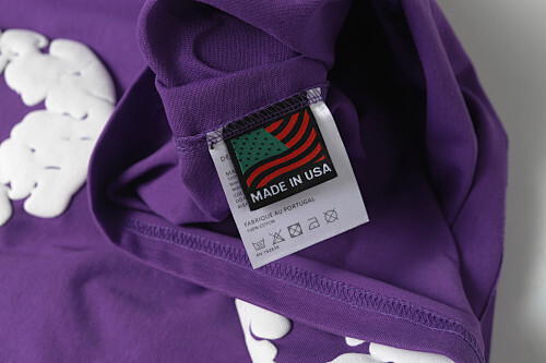 EM Sneakers Denim Tears The White Cotton Wreath T-Shirt & Short Pants Sets Purple