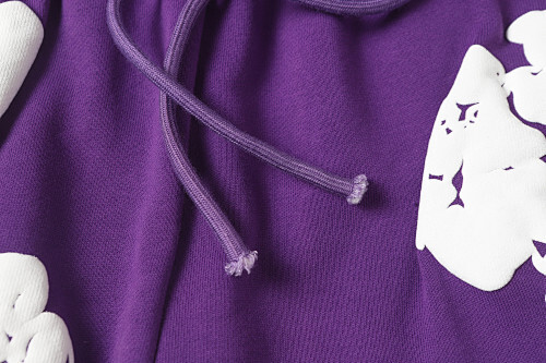 EM Sneakers Denim Tears The White Cotton Wreath T-Shirt & Short Pants Sets Purple