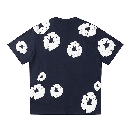 EM Sneakers Denim Tears The White Cotton Wreath T-Shirt Navy Blue