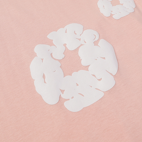 EM Sneakers Denim Tears The White Cotton Wreath T-Shirt Pink