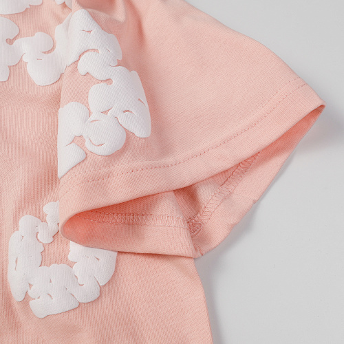 EM Sneakers Denim Tears The White Cotton Wreath T-Shirt Pink