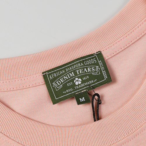 EM Sneakers Denim Tears The White Cotton Wreath T-Shirt Pink