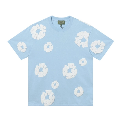EM Sneakers Denim Tears The White Cotton Wreath T-Shirt Sky Blue 01