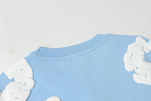 EM Sneakers Denim Tears The White Cotton Wreath T-Shirt Sky Blue