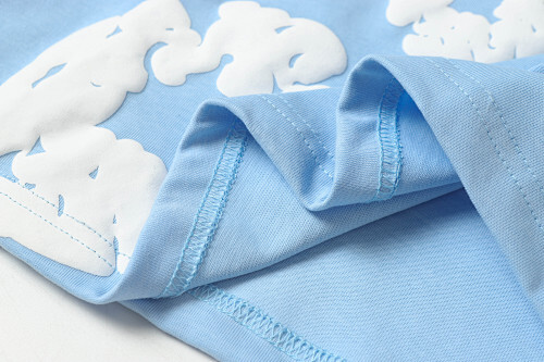 EM Sneakers Denim Tears The White Cotton Wreath T-Shirt Sky Blue