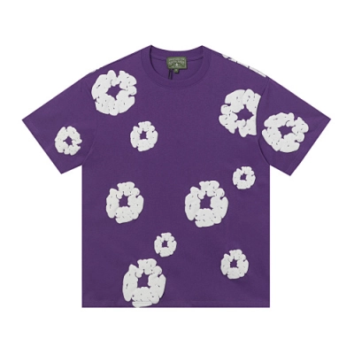 EM Sneakers Denim Tears The White Cotton Wreath T-Shirt Royal Purple 01