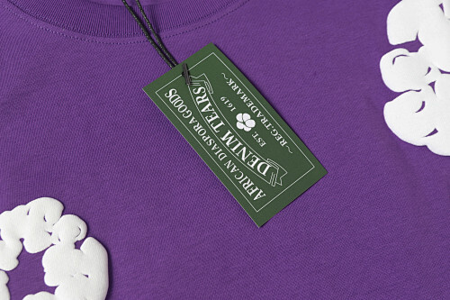 EM Sneakers Denim Tears The White Cotton Wreath T-Shirt Royal Purple