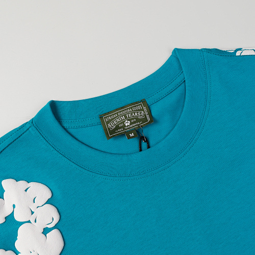 EM Sneakers Denim Tears The White Cotton Wreath T-Shirt Vivid Blue