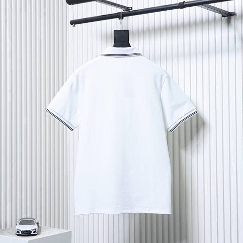 EM Sneakers Dior CD Icon Polo Shirt Black Cotton Piqué White