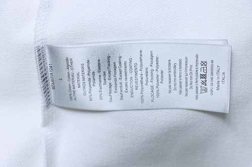 EM Sneakers Dior CD Icon Polo Shirt Black Cotton Piqué White