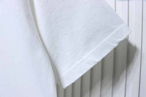 EM Sneakers Dior Distressed Appliqué Letter Embroidery T-Shirt White