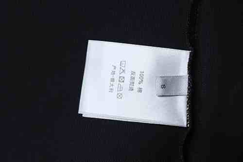EM Sneakers Dior Reflective Print Triangle Icon T-Shirt Black