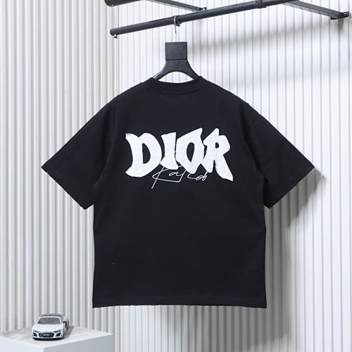 EM Sneakers DiorT-Shirt Large Back Logo Appliqué & Letter Embroidery Black