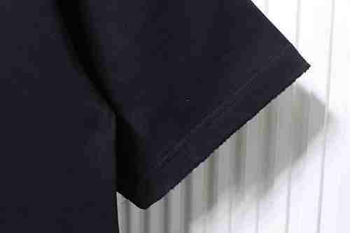 EM Sneakers DiorT-Shirt Large Back Logo Appliqué & Letter Embroidery Black