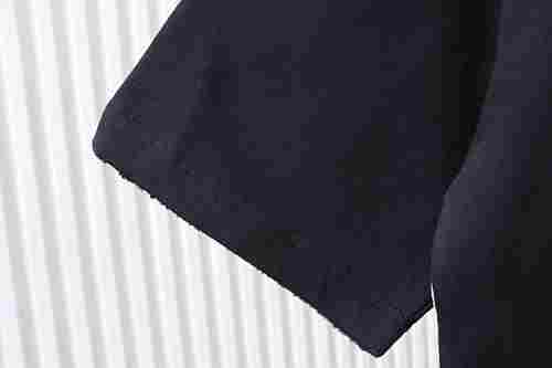 EM Sneakers Dior Striped T-Shirt with Back Lettering Black