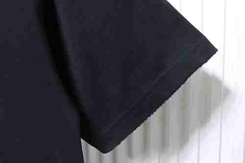 EM Sneakers Dior Striped T-Shirt with Back Lettering Black