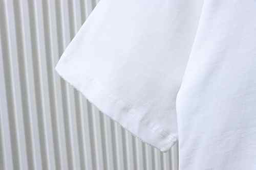 EM Sneakers Dior Striped T-Shirt with Back Lettering White