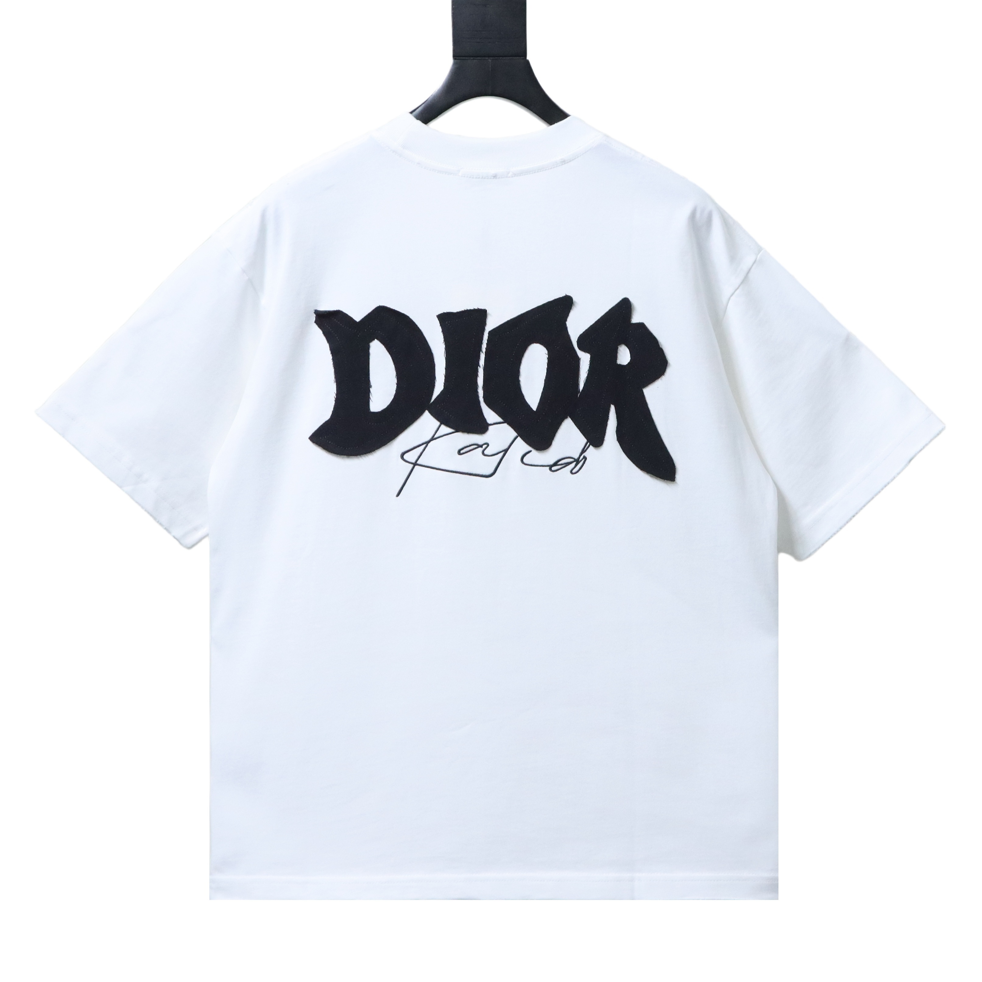 EM Sneakers DiorT-Shirt Large Back Logo Appliqué & Letter Embroidery White