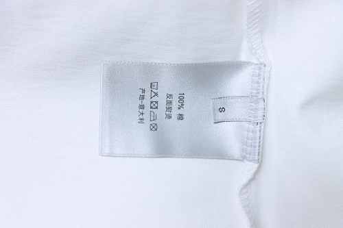 EM Sneakers DiorT-Shirt Large Back Logo Appliqué & Letter Embroidery White
