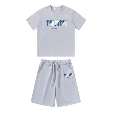 EM Sneakers Trapstar T-shirt & Shorts Sets #631-632 Gray 01