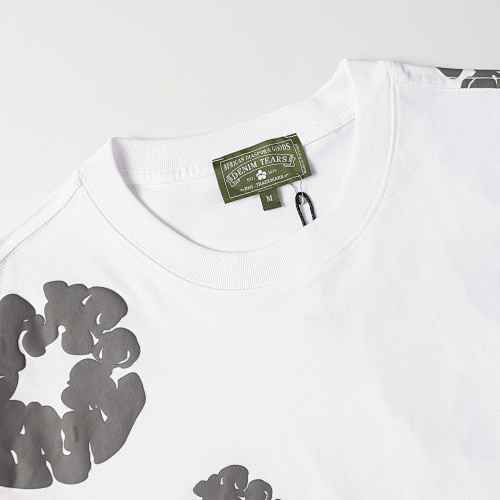 EM Sneakers Denim Tears The Gray Cotton Wreath T-Shirt & Short Pants Sets White