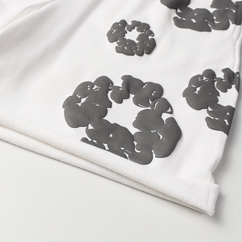 EM Sneakers Denim Tears The Gray Cotton Wreath T-Shirt & Short Pants Sets White