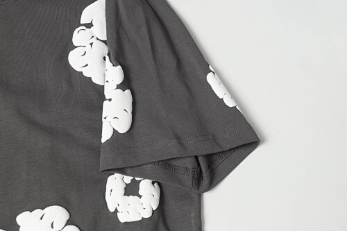 EM Sneakers Denim Tears The White Cotton Wreath T-Shirt & Short Pants Sets Dark Gray