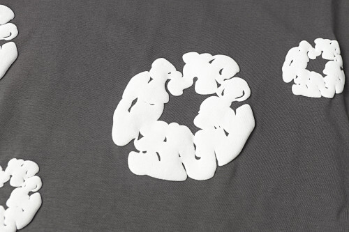 EM Sneakers Denim Tears The White Cotton Wreath T-Shirt & Short Pants Sets Dark Gray