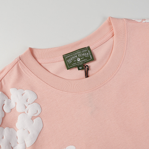 EM Sneakers Denim Tears The White Cotton Wreath T-Shirt & Short Pants Sets Pink