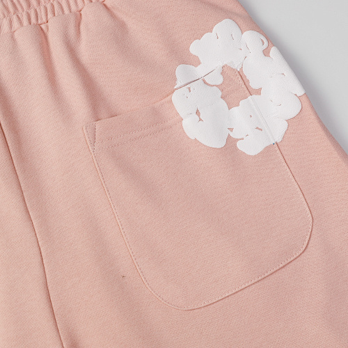 EM Sneakers Denim Tears The White Cotton Wreath T-Shirt & Short Pants Sets Pink