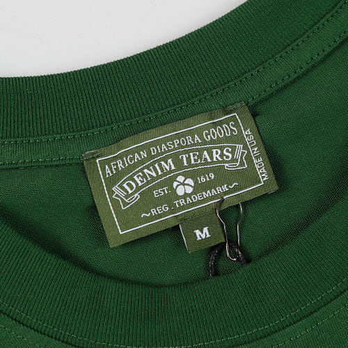 EM Sneakers Denim Tears The White Cotton Wreath T-Shirt & Short Pants Sets Green