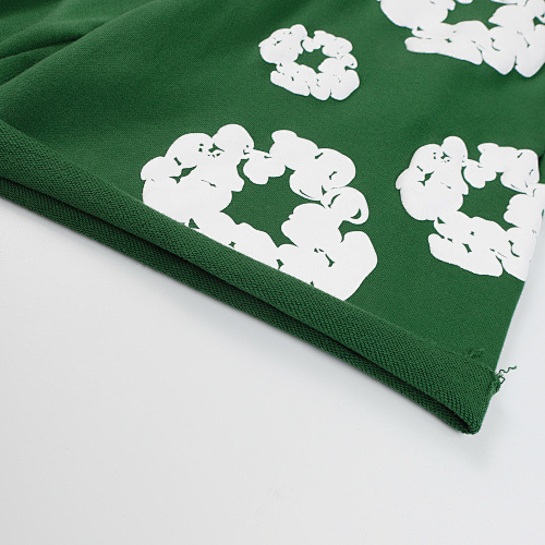 EM Sneakers Denim Tears The White Cotton Wreath T-Shirt & Short Pants Sets Green